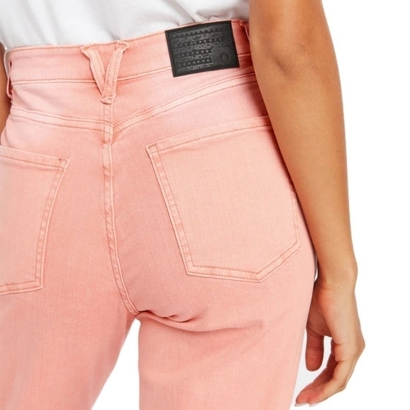 Volcom Straight Raw Hem High Rise Jeans Size 26 NWT - Picture 12 of 12